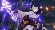 The Raiden Shogun references Ayaka's brother in a voice line (Image via Genshin Impact)